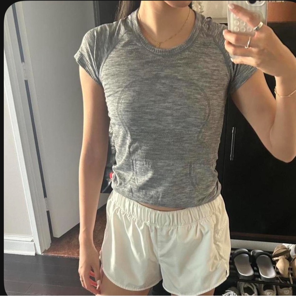 Grey Lululemon top - size S